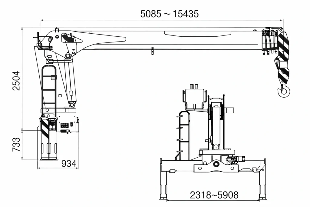 truck-mounted-crane-specification-diagram