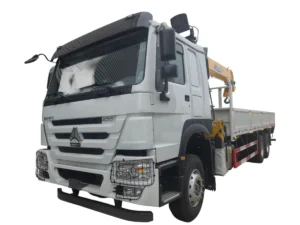 XCMG HOWO 6x4 12 Ton Straight Boom Truck Mounted Crane