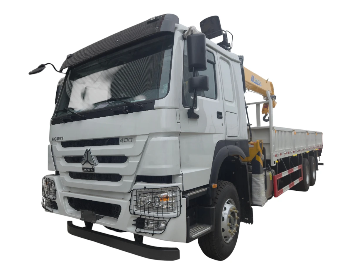 XCMG HOWO 6x4 12 Ton Straight Boom Truck Mounted Crane