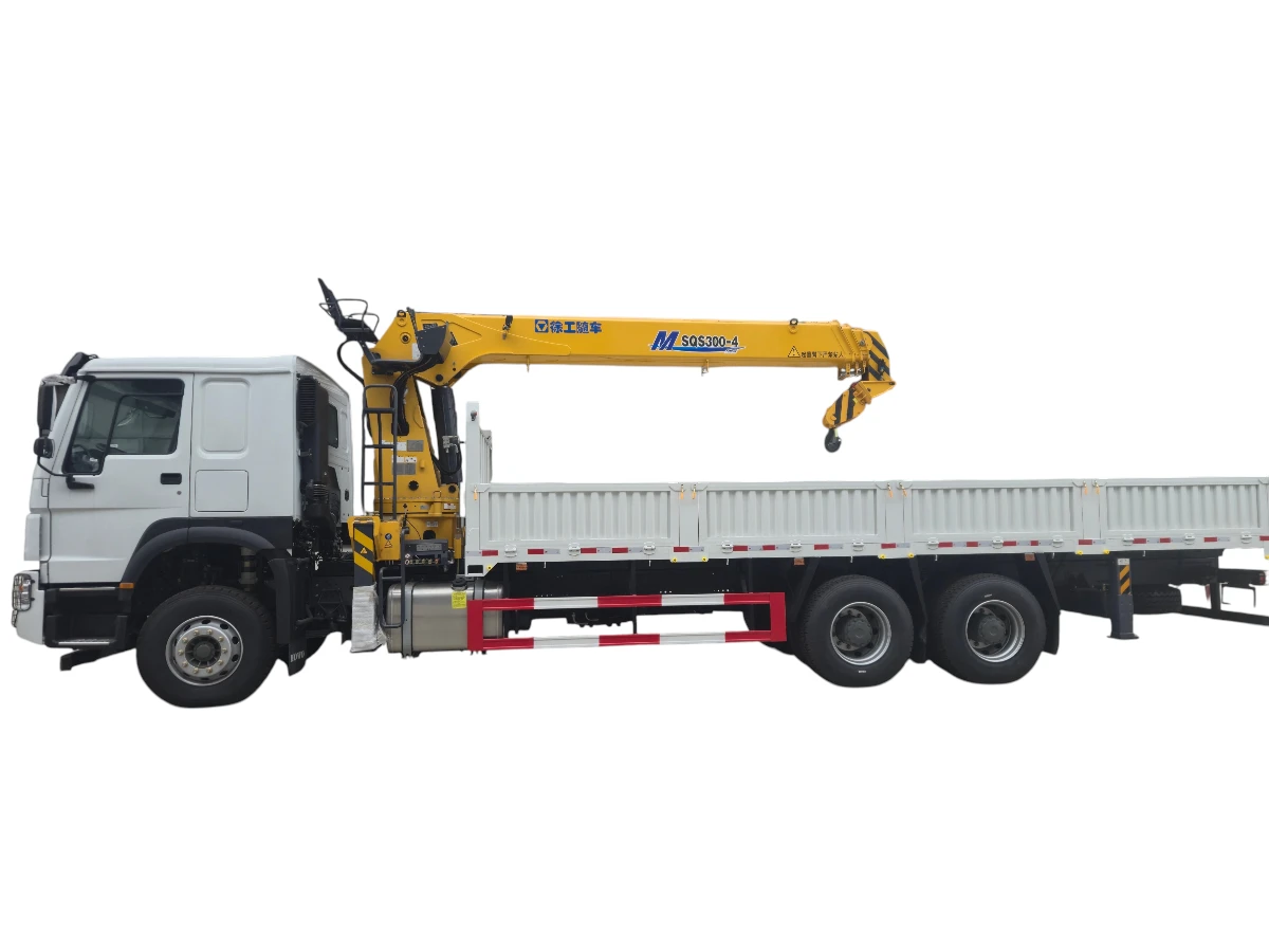 XCMG HOWO 6x4 12 Ton Straight Boom Truck Mounted Crane